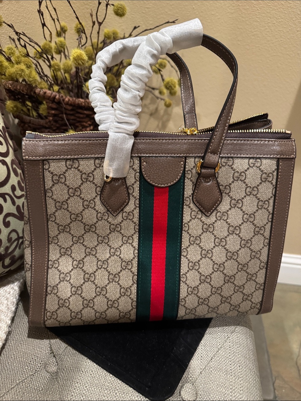 Gucci Ophidia Top Handles and Crossbody Straps Tote Bag - Picture 2 of 16
